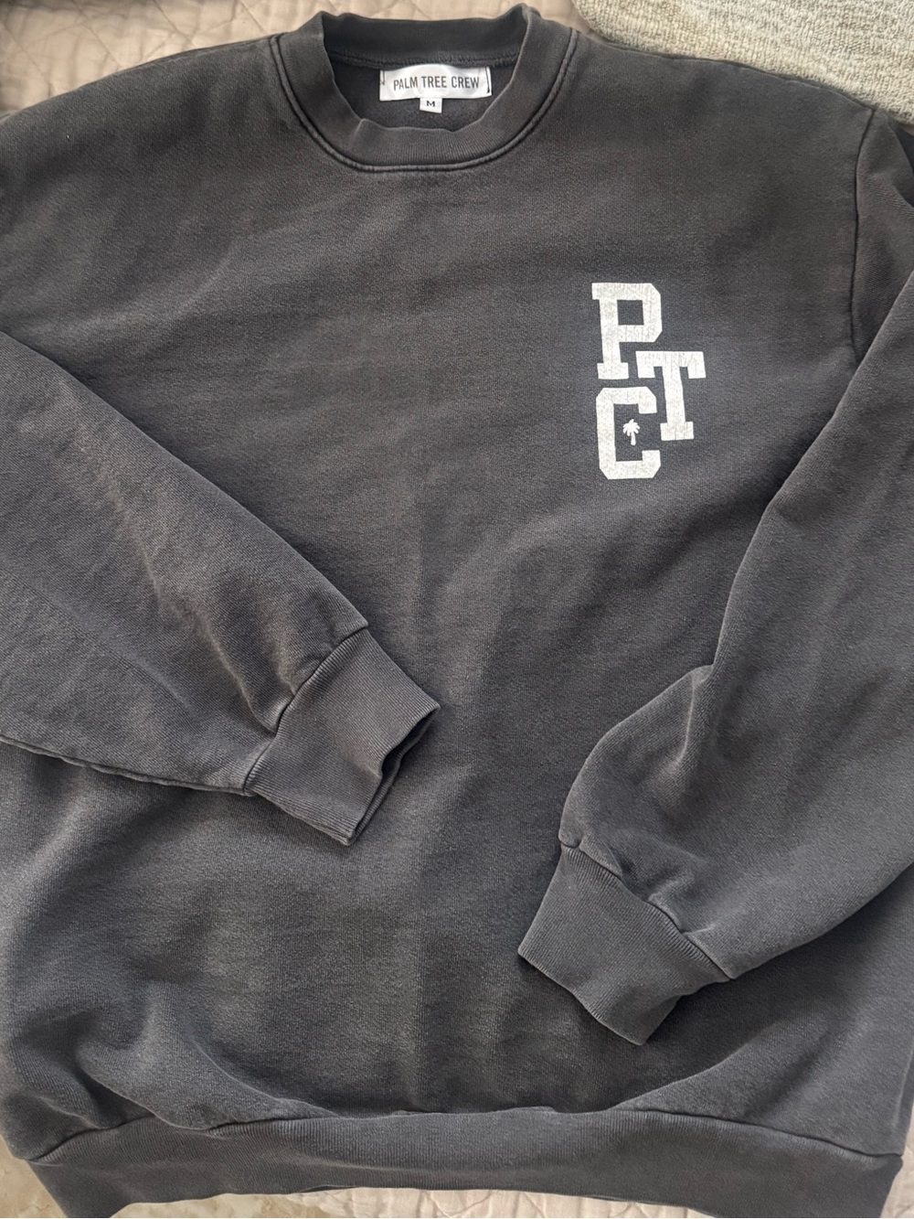 Palm Tree Crew - Dark gray Crewneck Sweatshirt - PTC Logo